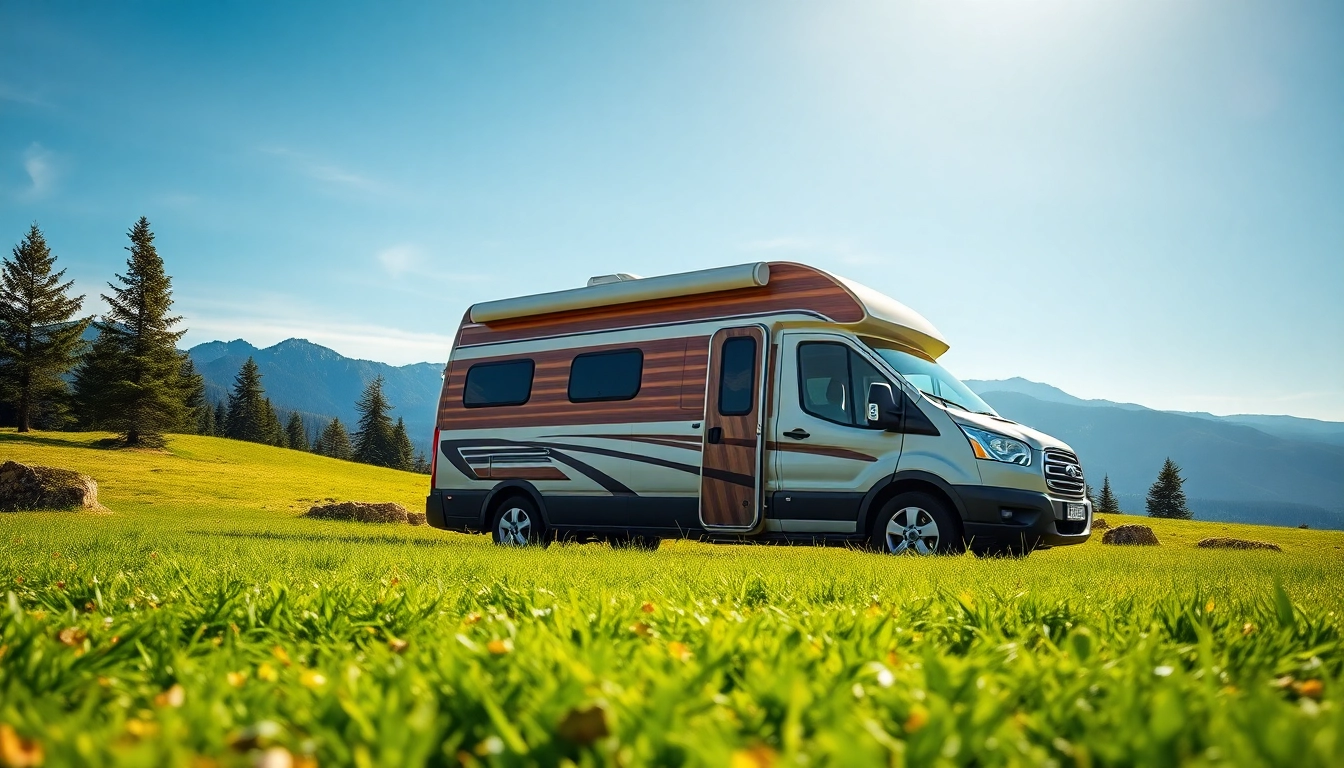 Showcasing JRP Campers in a beautiful outdoor setting, highlighting craftsmanship and design.