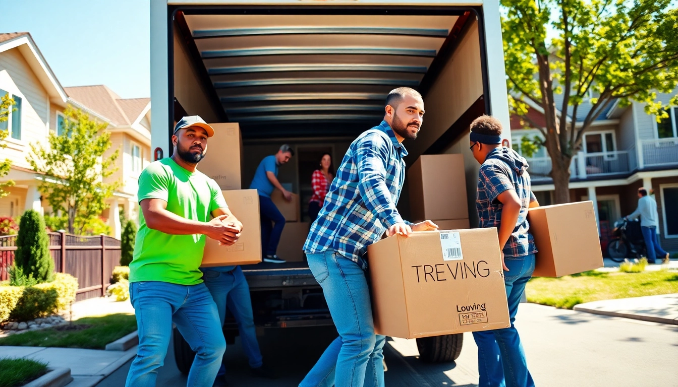 Experienced movers in Toronto area loading a truck efficiently, showcasing teamwork and reliability.
