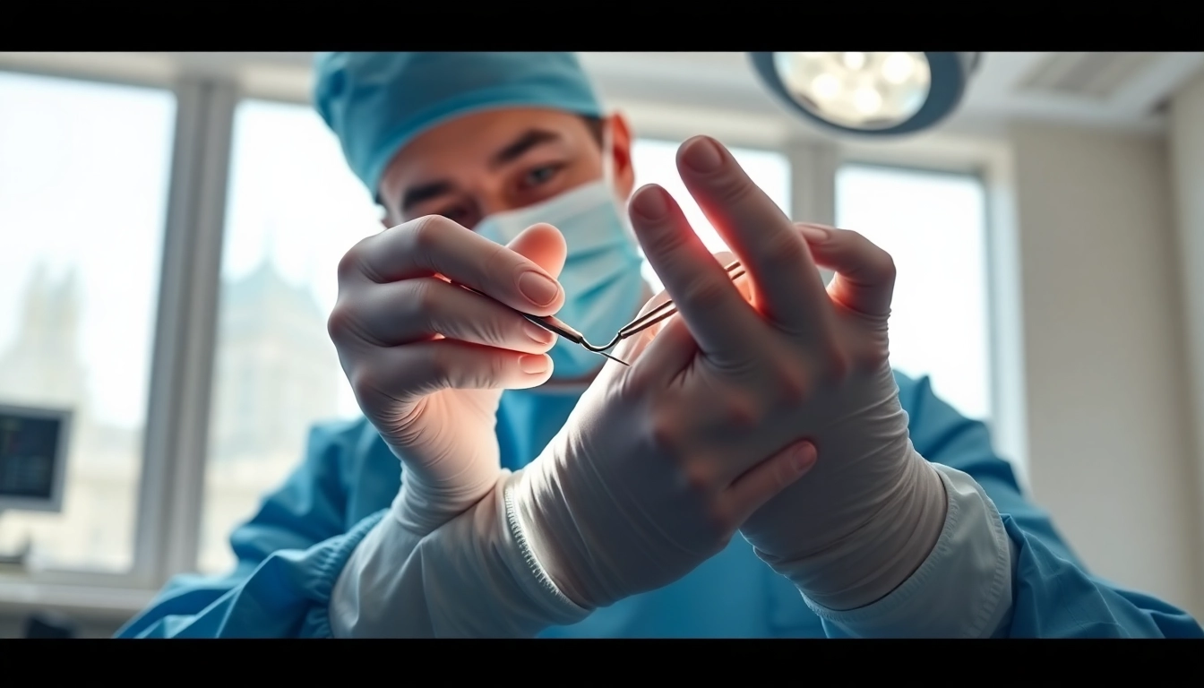 Behandlungen in der Handchirurgie Braunschweig, professionelle chirurgische Eingriffe hautnah zeigen.